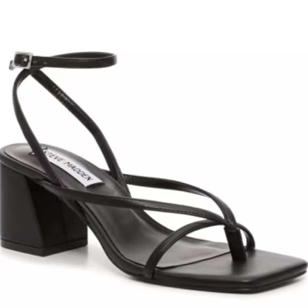 Steve Madden Black Ansel Sandals